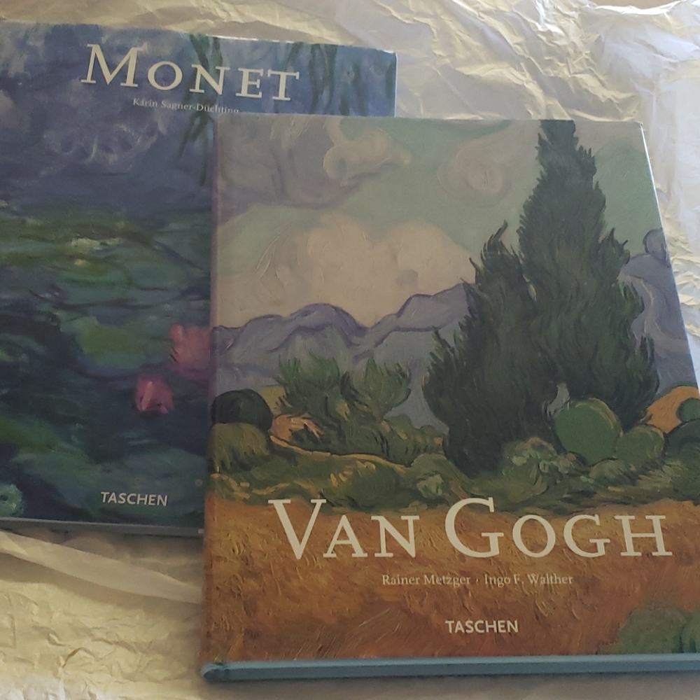 Monet book & Van Gogh book hardcover